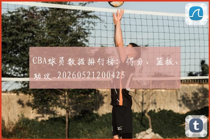 CBA球员数据排行榜:得分、篮板、助攻_20260521200425